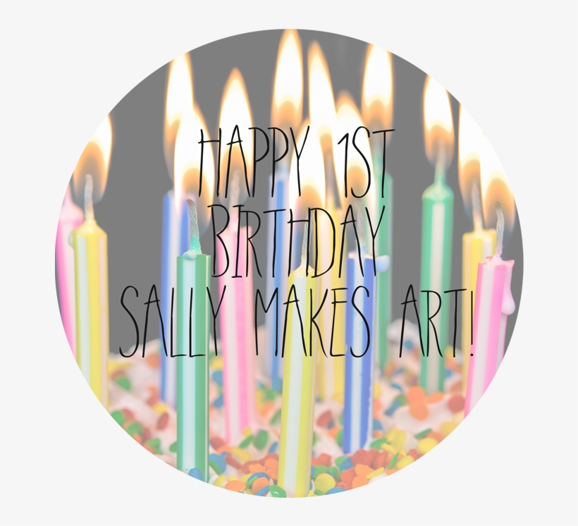 Happy 1st Birthday To My Blog - Tortas Con Velas De Cumpleaños, transparent png download