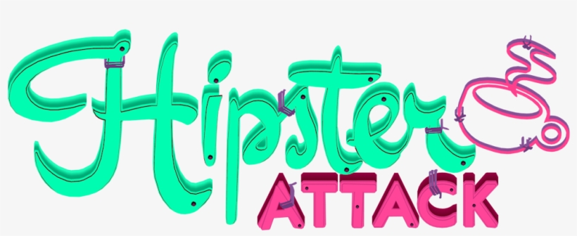Hipster Attack - Calligraphy, transparent png download