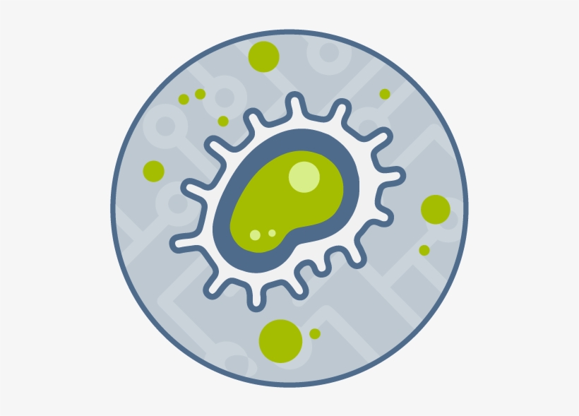 Mycybercare Virus Attack Icon - Circle, transparent png download
