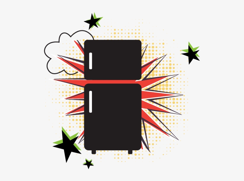 Refrigerator Repair In Orange County - Wall Decal, transparent png download