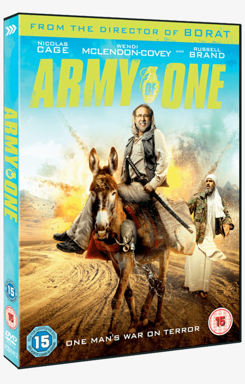 Army Of One Dvd - Army Of One 2016 Movie Poster, transparent png download