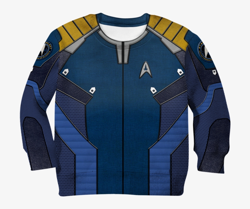 3d Captain Kirk Star Trek Beyond Kid Full Print Hoodie - Leather Jacket, transparent png download