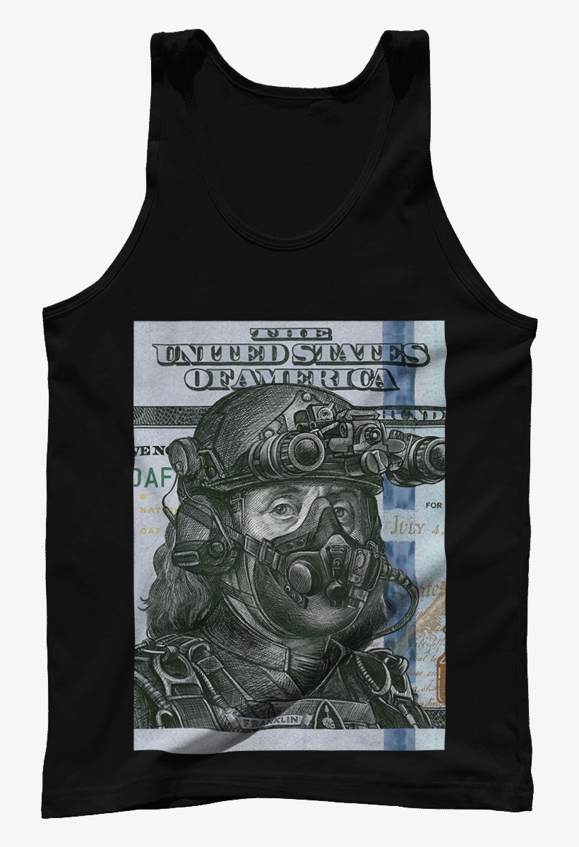 Benjamin Franklin Benjamin Franklin Benjamin Franklin - Active Tank, transparent png download