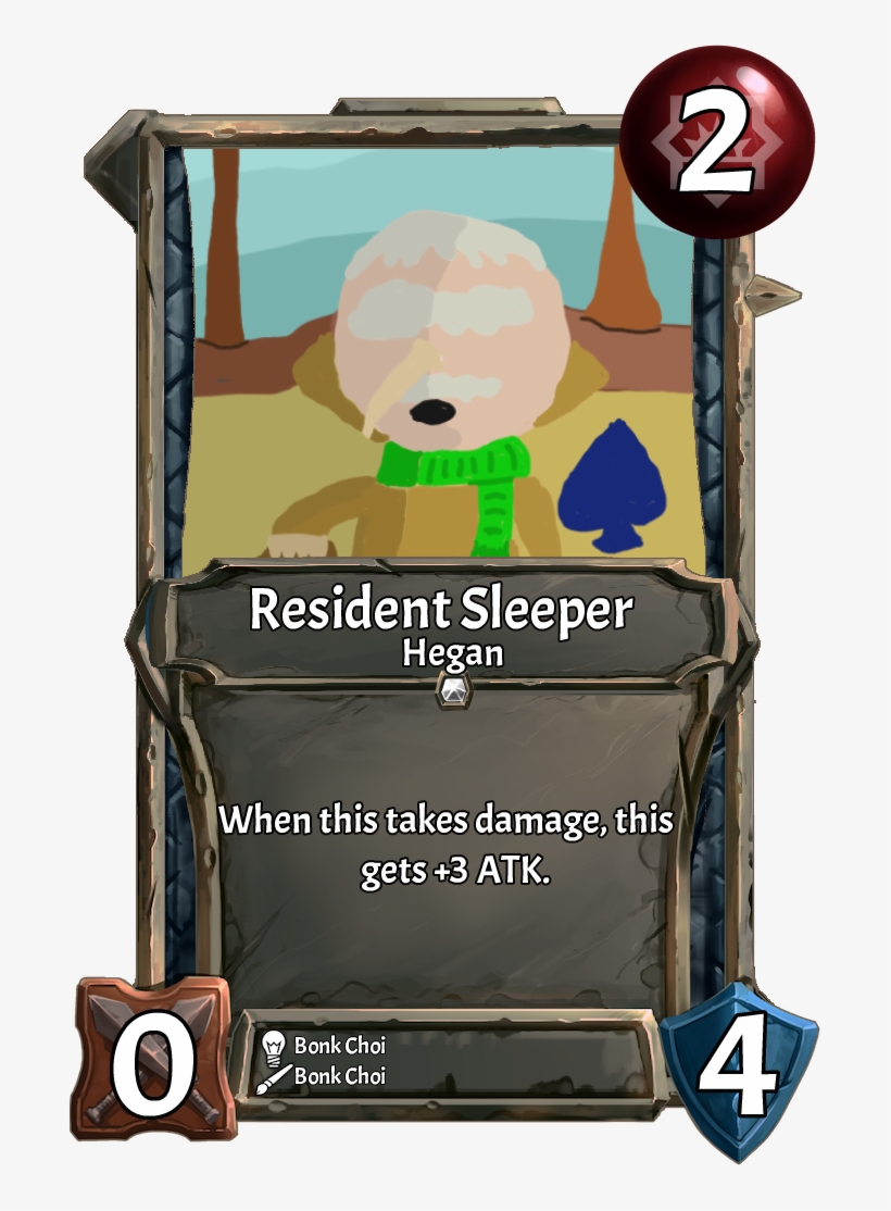 [card] Resident Sleeperweek - Collective Community Card Game, transparent png download
