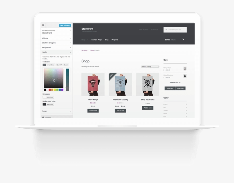 Wordpress Plugin - Shopping Cart Menu Plugin Wordpress, transparent png download