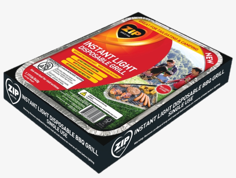 Zip Instant Light Disposable Grill - Pepperoni, transparent png download