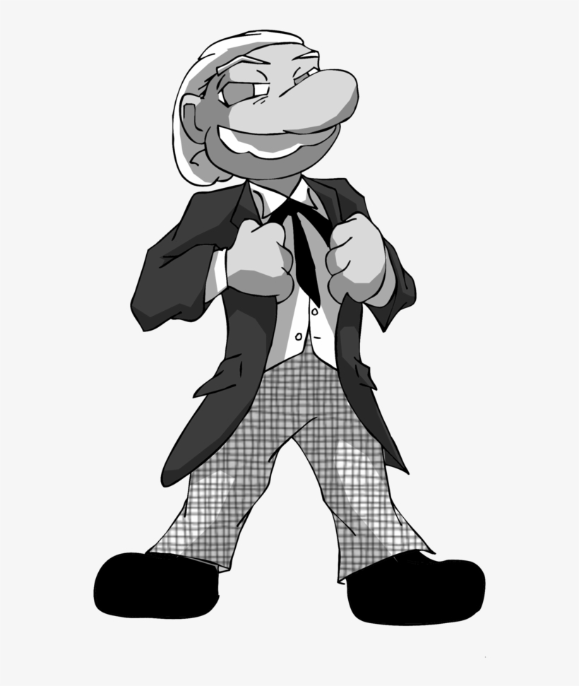 First Doctor Mario By Foe-studios - Cartoon, transparent png download