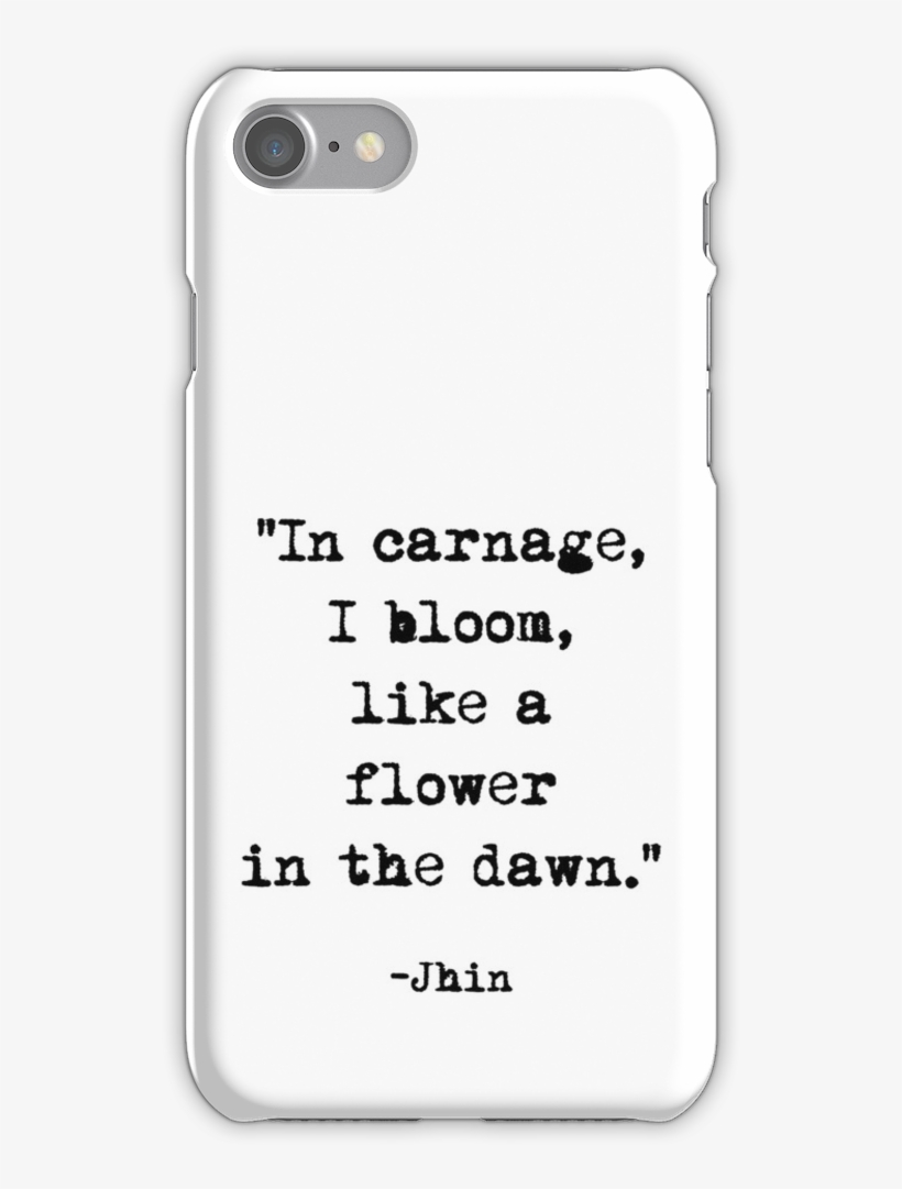 Jhin Quote Iphone 7 Snap Case - Mobile Phone Case, transparent png download