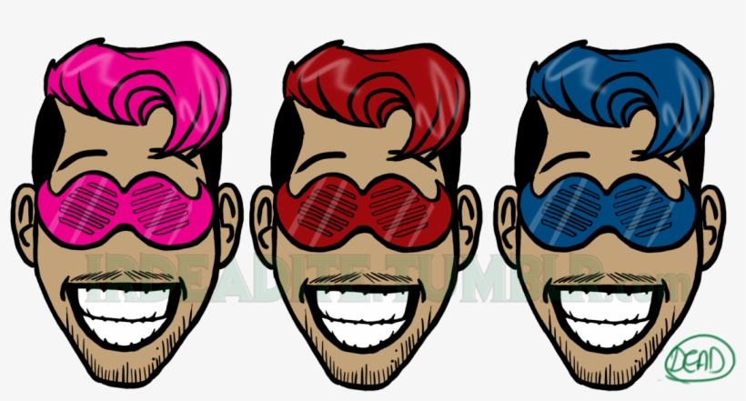 I Actually Own These Exact Mustache Shudder Shades, transparent png download