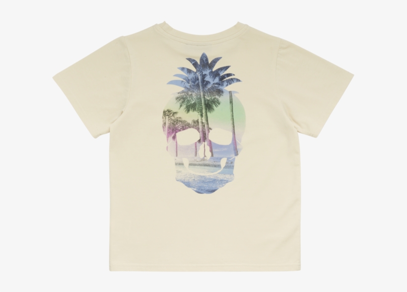 Rock Your Kid Tropical Skull Short Sleeve Tee - Desert Palm, transparent png download
