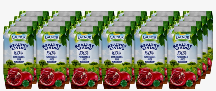 Lacnor Healthy Living Pomegranate Juice - Convenience Food, transparent png download