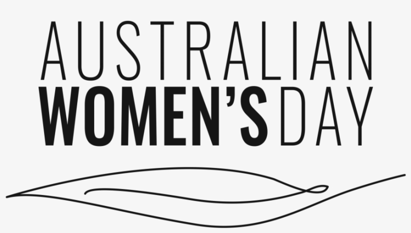 Australian Women's Day Logos - Calligraphy, transparent png download
