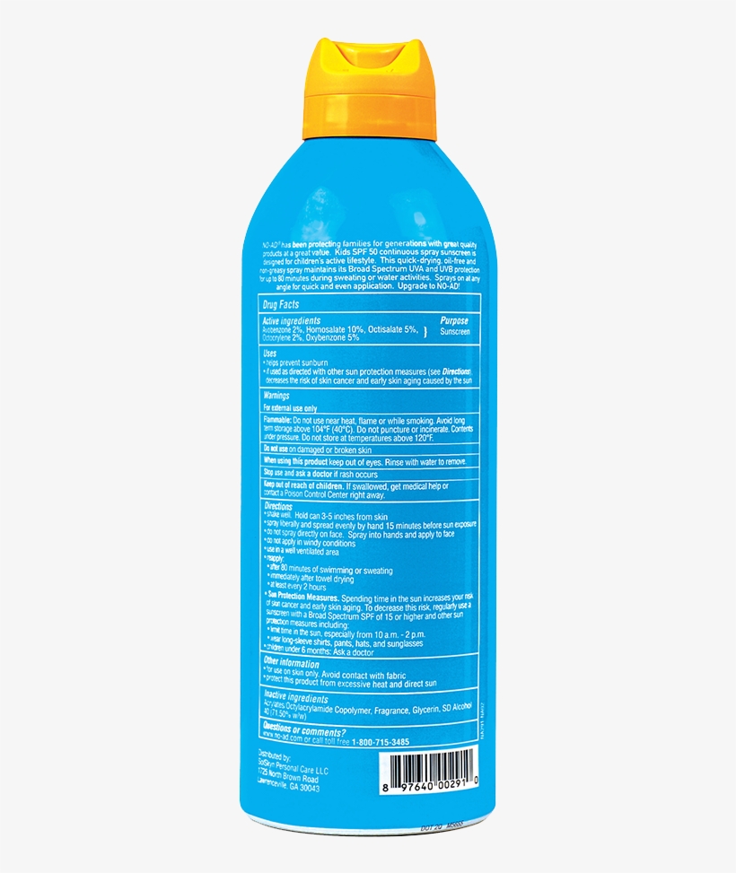 0026 Na Kids 50 Cs 10 Oz Na291 - Plastic Bottle, transparent png download