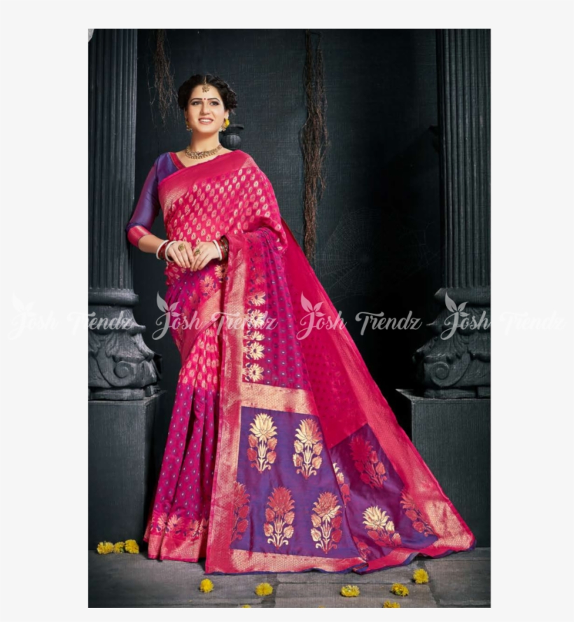 Sanskar Radhika Kalamkari Silk Saree Jt Rk Sarees - Silk, transparent png download