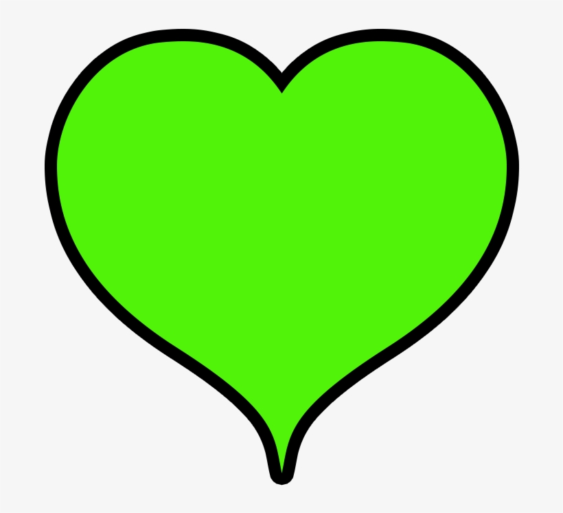 Green Heart Png Transparent - Heart, transparent png download