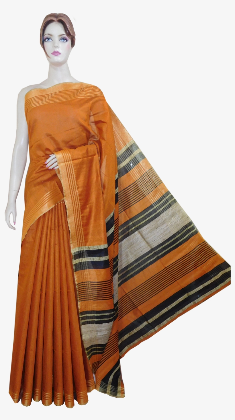 Traditional Hand Weaving Kotta Silk Saree - Silk, transparent png download