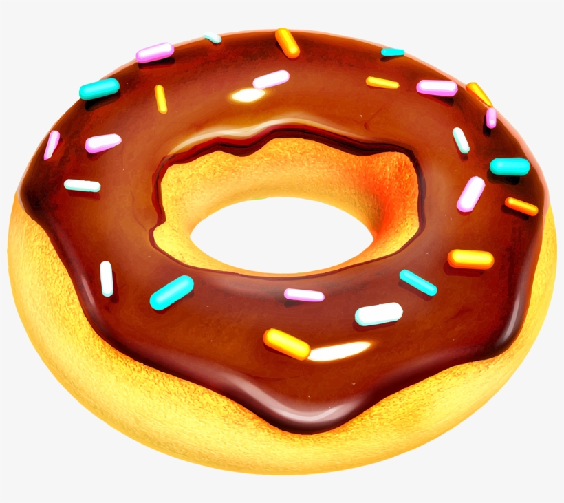 Donut Clipart - Dessin De Patisserie Donuts, transparent png download