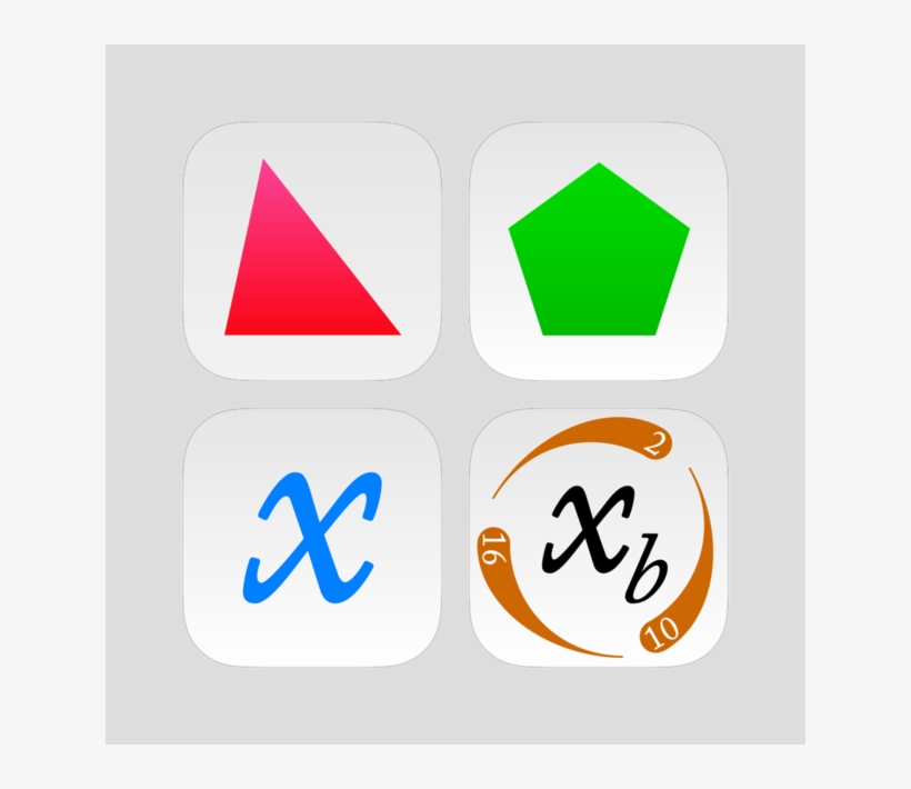 Mobile Math Pack 4 - X 1, transparent png download