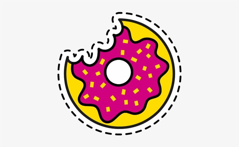 Donut Patch - Vector Graphics, transparent png download