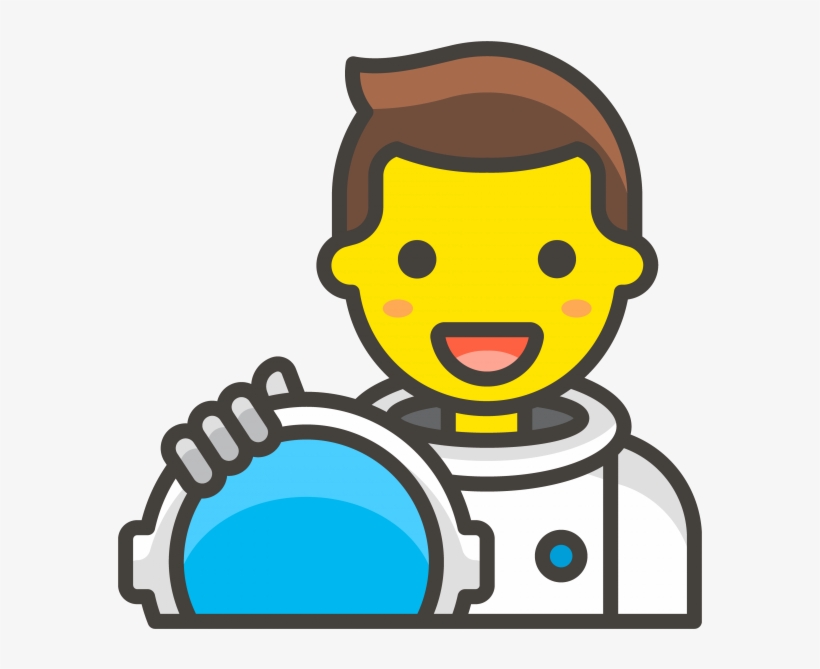 Man Astronaut Emoji - Singer Icon Png, transparent png download