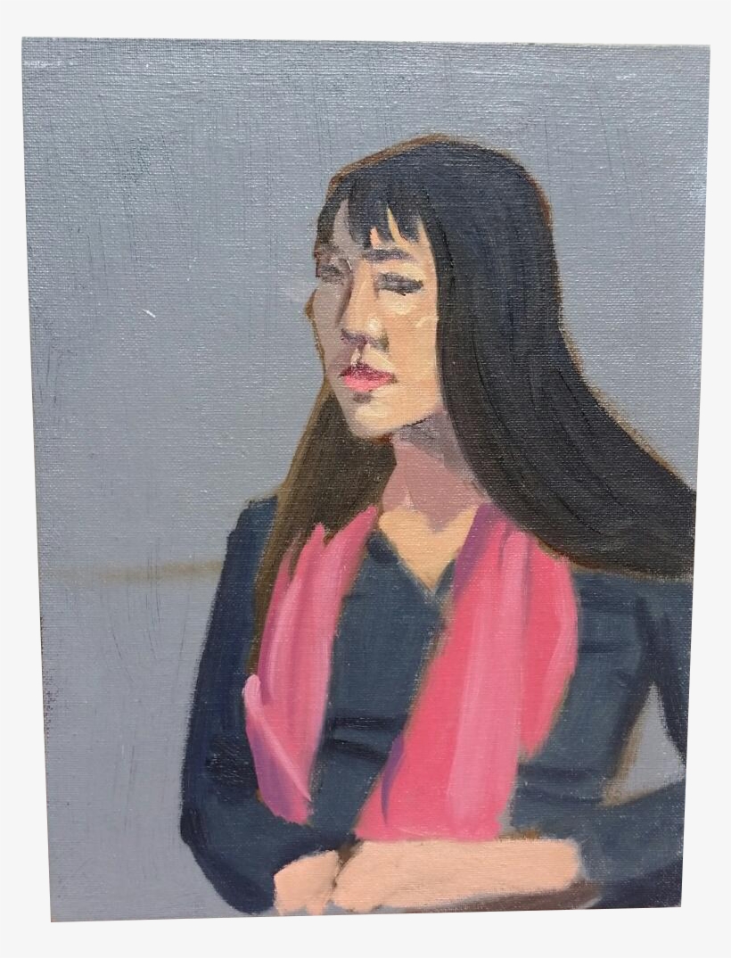 Dark Haired Woman - Girl, transparent png download