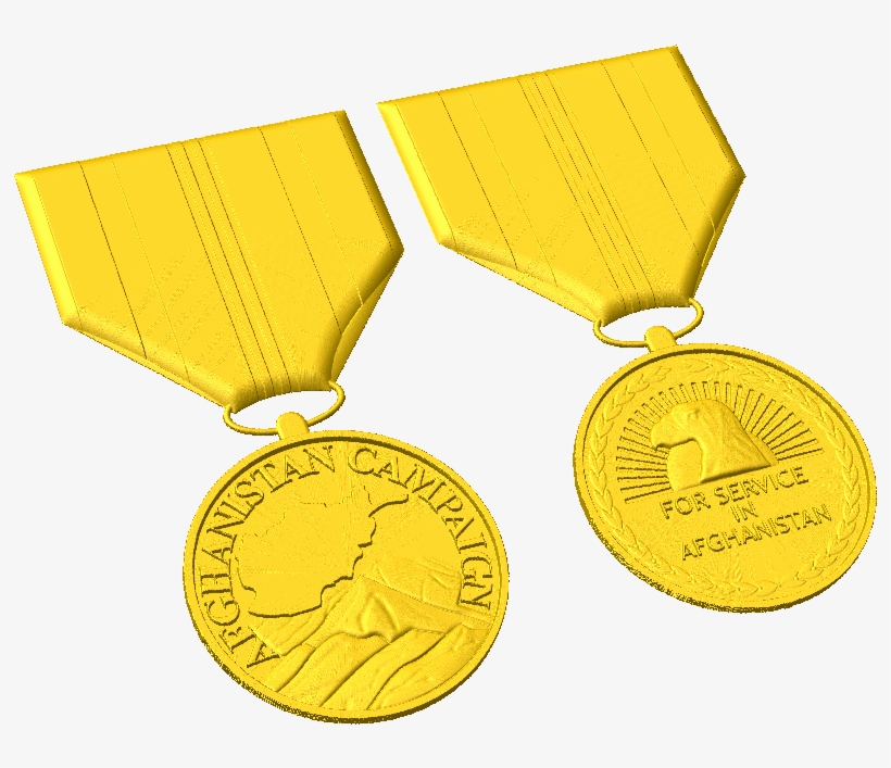 Afghanistan Campaign Medal Style A - Bronze Medal, transparent png download