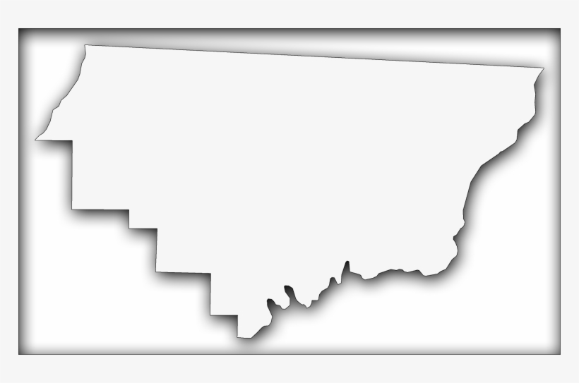 A Map Of Gadsden With An Outer Shadow Box Around The - Shadow, transparent png download