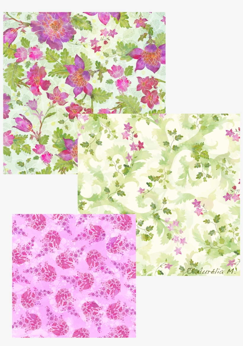 Bf02 Bouquet Bf03 Leafy Scroll Bf04 Paisley - Motif, transparent png download