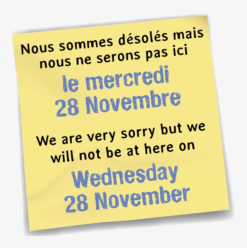 No Fish & Chips Wednesday 28 November - Parallel, transparent png download