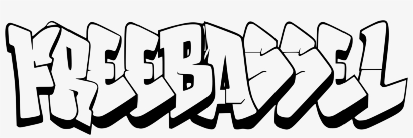 Lettering Calligraphy Black And White Logo - Lettering Style, transparent png download