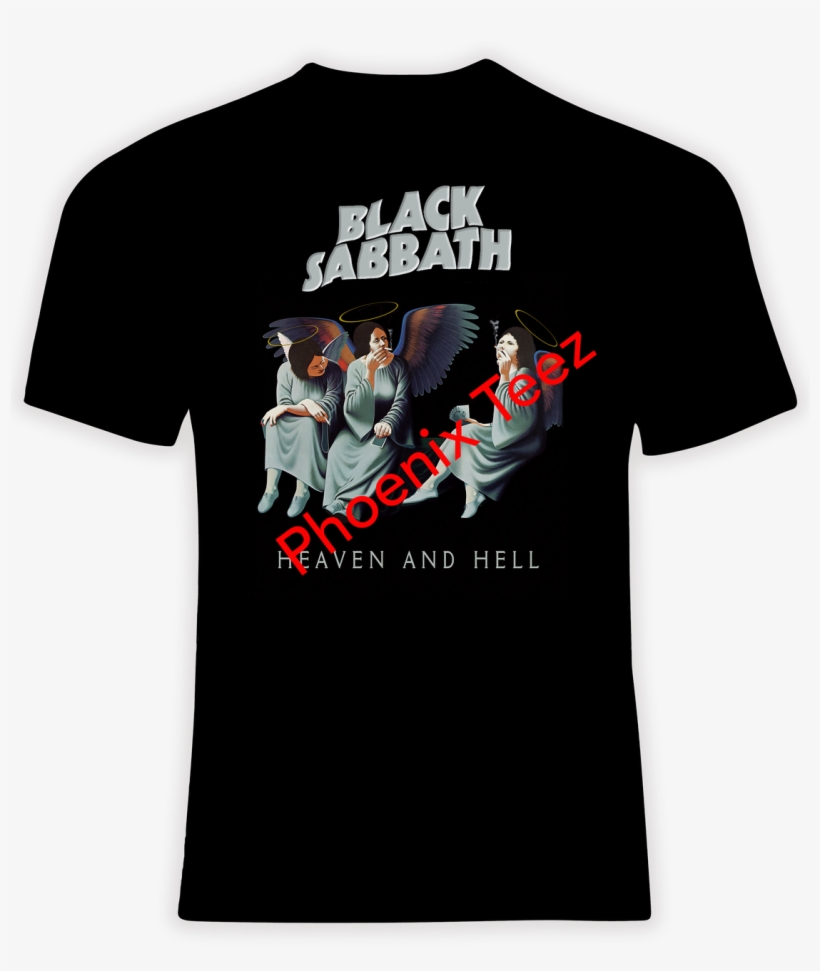 Black Sabbath Heaven And Hell - Active Shirt, transparent png download
