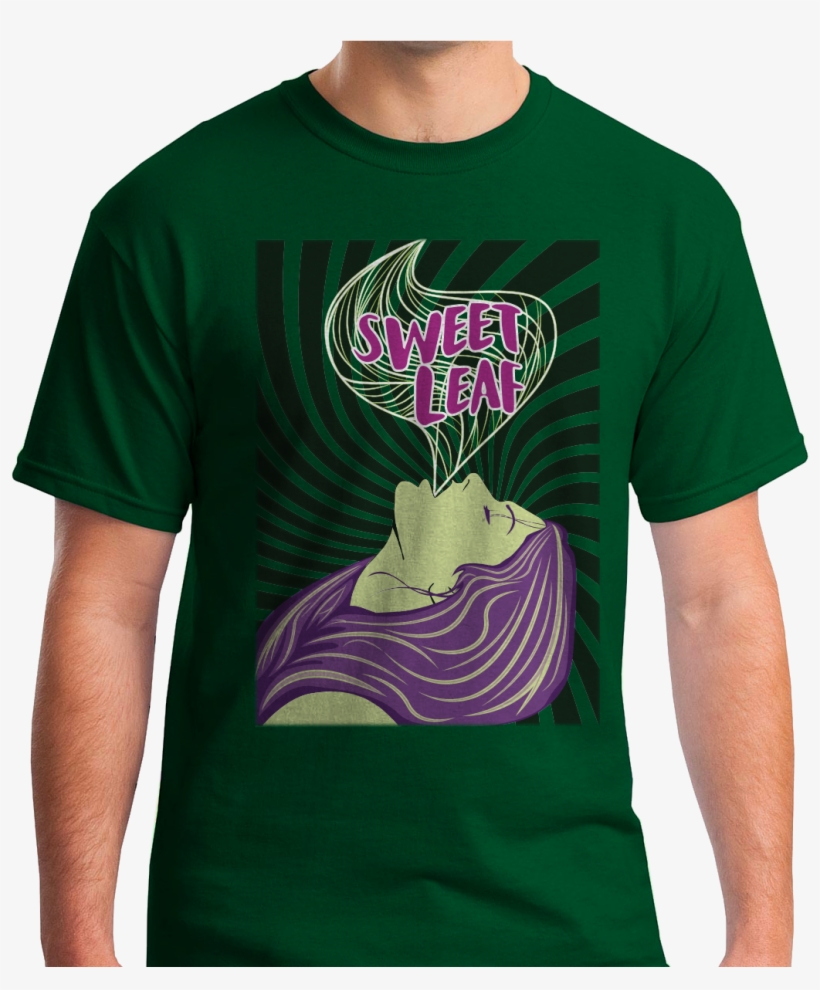 Illustration Inspired By Black Sabbath Song Sweet Leaf - Anglo Saxon T Shirt, transparent png download