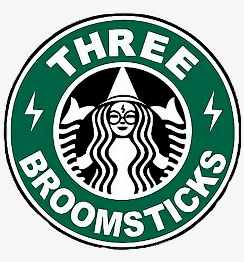 Logo Coffee Cafe Brand Starbucks Free Transparent Image - Harry Potter Starbucks Logo, transparent png download