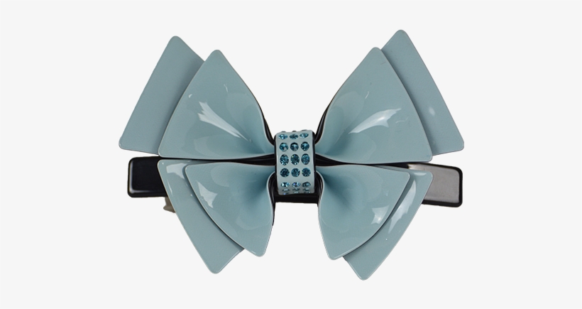 Rwp80441 Aqua Blue Bow Clip - Butterfly, transparent png download
