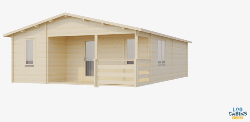 Aldridge 9m X 6m 58/70mm Log - Log Cabin, transparent png download