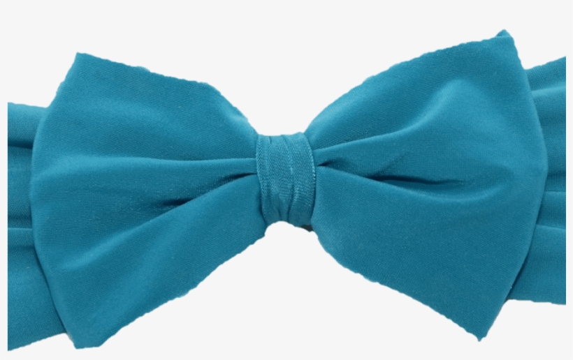 Blue Heat Band Bow - Hair Tie, transparent png download