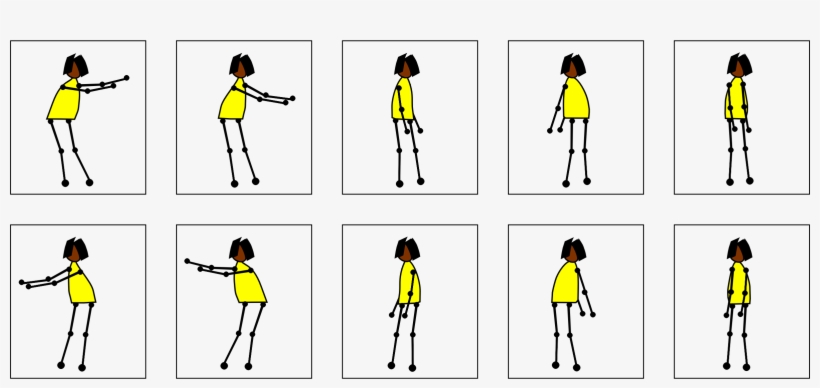 Big Image - Floss Dance Sprite Sheet, transparent png download