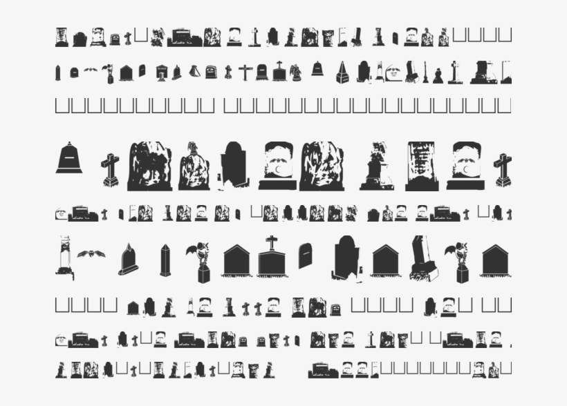 Gravestone Bats - Vector, transparent png download