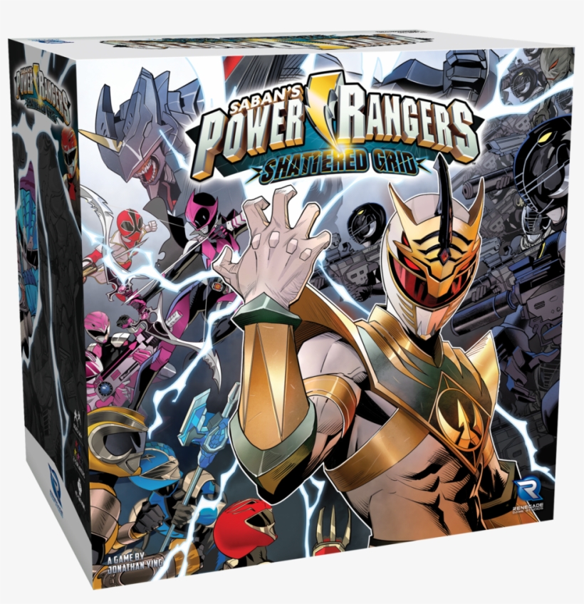 Power Rangers- Shattered Grid 3d Rgb, transparent png download