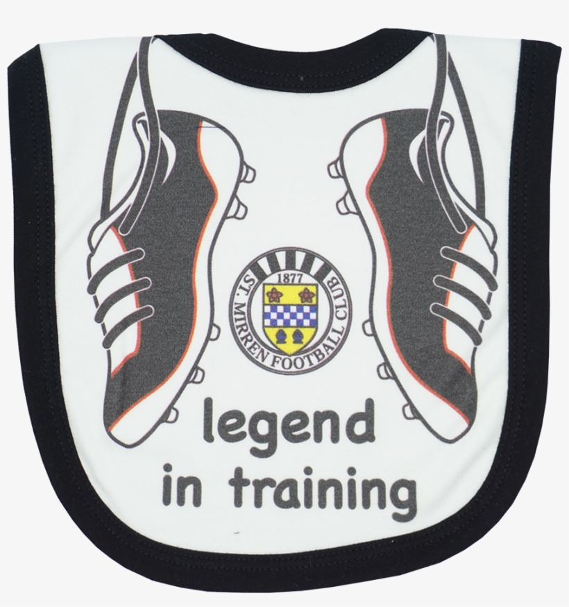 'legend In Training' Baby Bib - Label, transparent png download