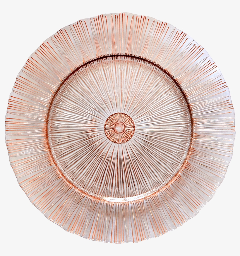 Sunray Design Glass Charger - Circle, transparent png download