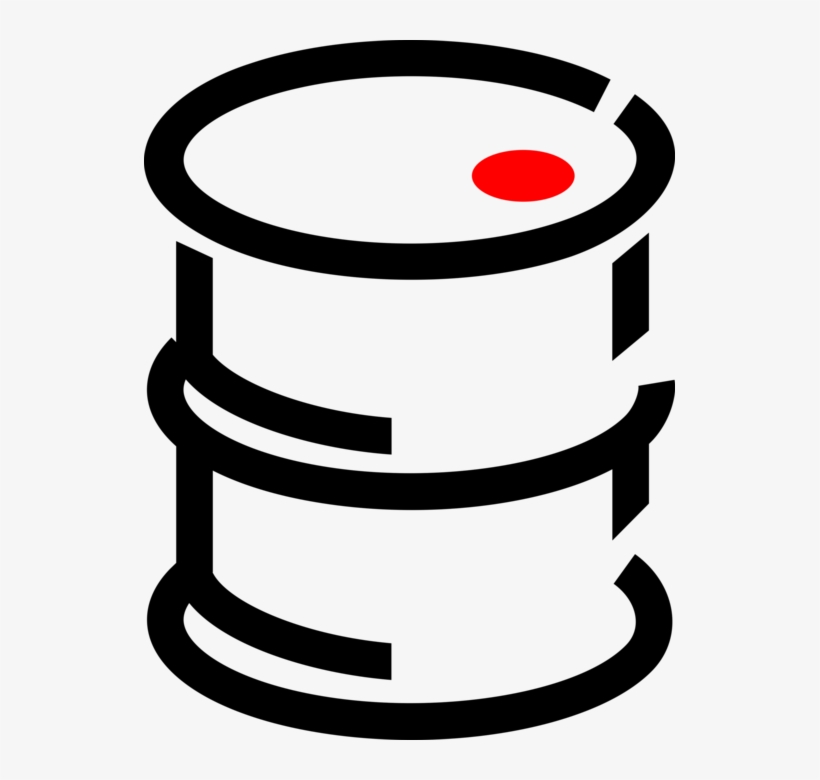 Vector Illustration Of Crude Petroleum Oil Barrel Or, transparent png download