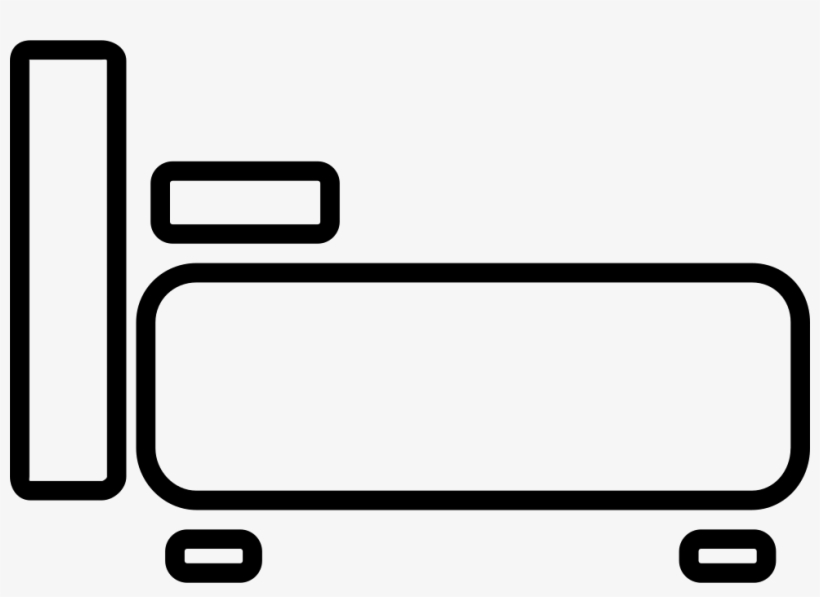 Bed Outlined Resting Tool Side View Comments, transparent png download
