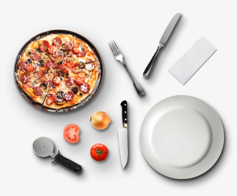 Various Pizza Cutlery - Garfo E Faca Pizza Png, transparent png download