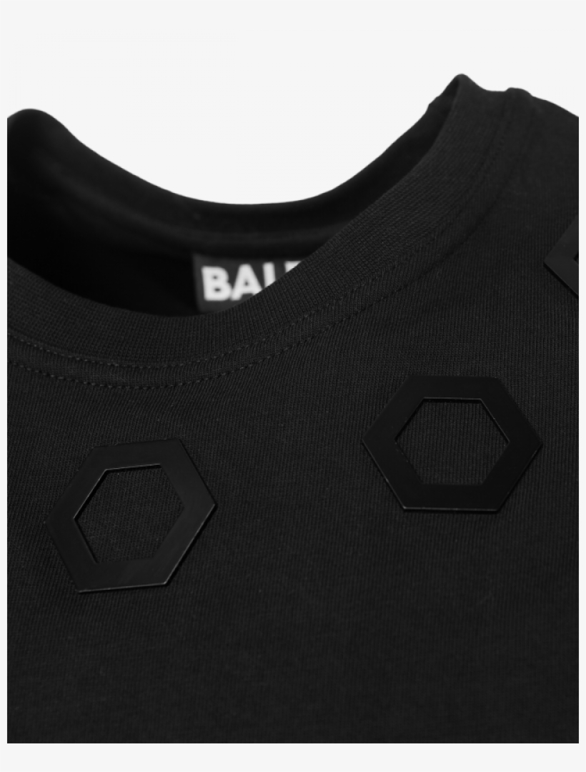 Black Hexagon Shirt Metal - Bicycle Shoe, transparent png download