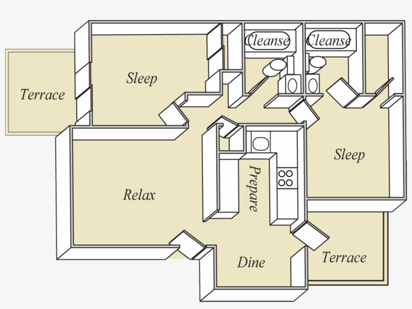 The Granite - Floor Plan, transparent png download