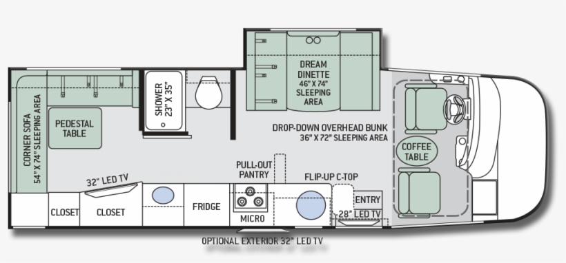 2017 Thor Axis 25.1, transparent png download