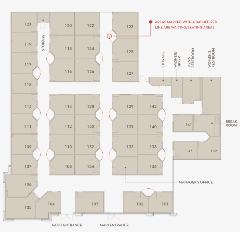 Leasing Information - Floor Plan, transparent png download