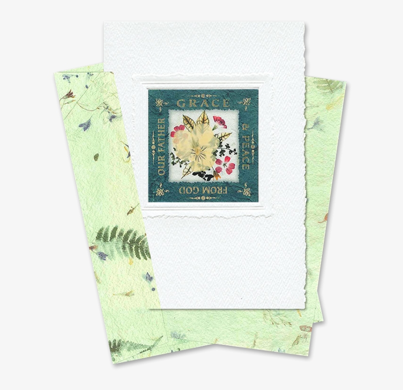 Green Square-framed Viola Scripture Card Image - Craft, transparent png download