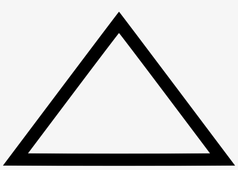 Triangle Clipart Black And White Png